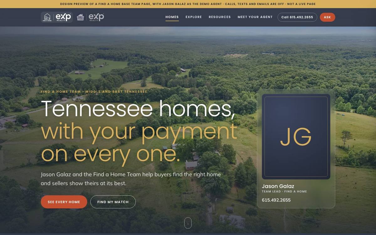 The elite mini website home page