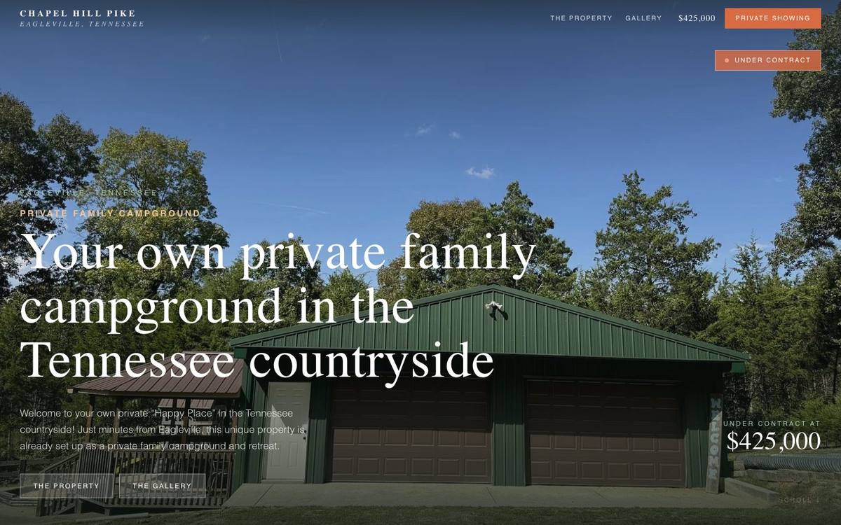 A property page on tennessee.findahome.com